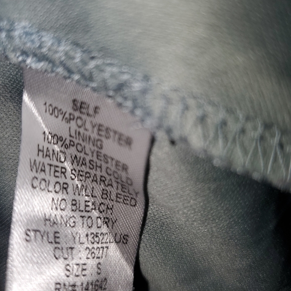 Lulu's Sage and Gray Boho Tunic Dress Small - Picture 4 of 5